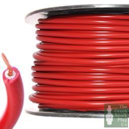 7mm HT Ignition Lead Cable - Wire Core PVC Red - High quality product image showing 7mm HT Ignition Lead Cable - Wire Core PVC Red details and features