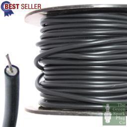 100 Meter Roll 7mm HT Ignition Lead Cable - Copper Core Lucas Hypalon Black