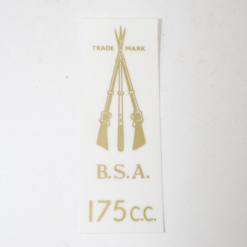 GS49305 - TRANSFER. - BSA Arms 175cc. - The Green Spark Plug Automotive product