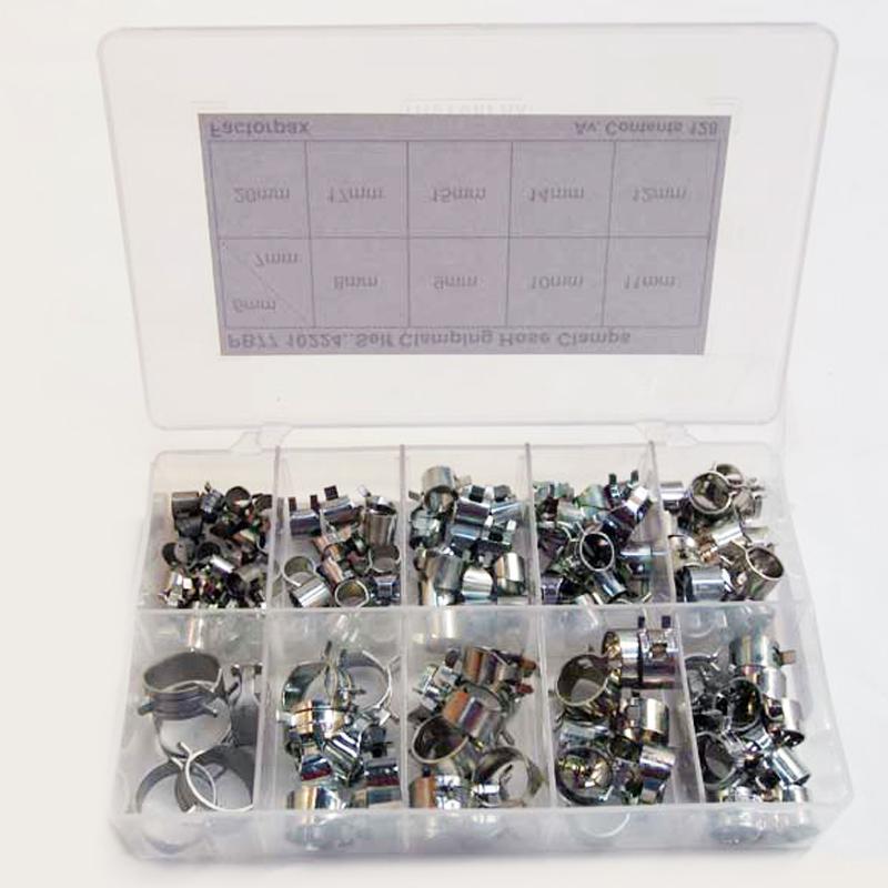 Kits - Clips & Clamps - Self Clamping Hose Clips 6-20mm - High quality product image showing Kits - Clips & Clamps - Self Clamping Hose Clips 6-20mm details and features