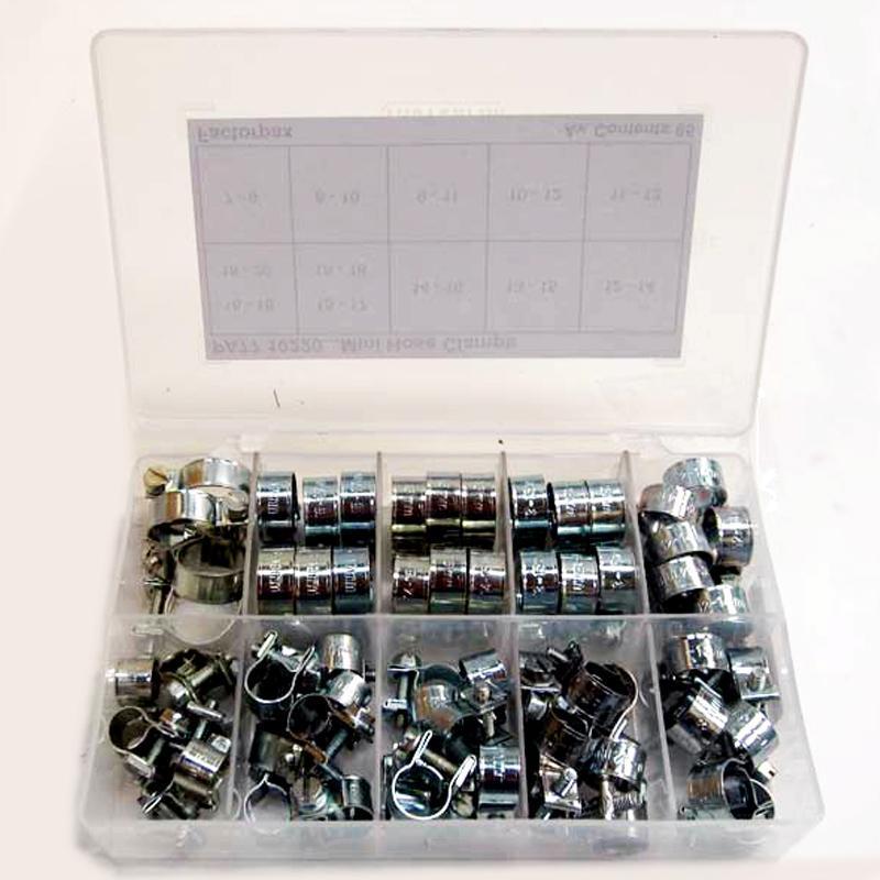 Kits - Clips & Clamps - Mini Hose Clamps 6-22mm diameter - The Green Spark Plug Automotive product