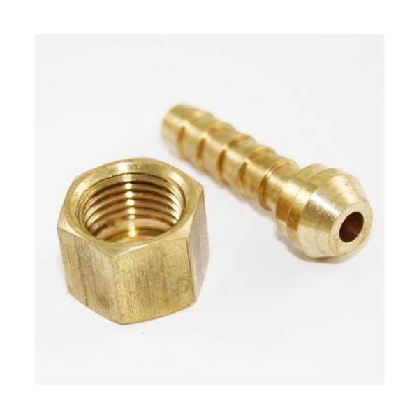 1/4 BSP Swivel Nut & Tail Brass To Suit 5/16 ID Fuel Hose Pipe Made in UK - The Green Spark Plug Automotive product