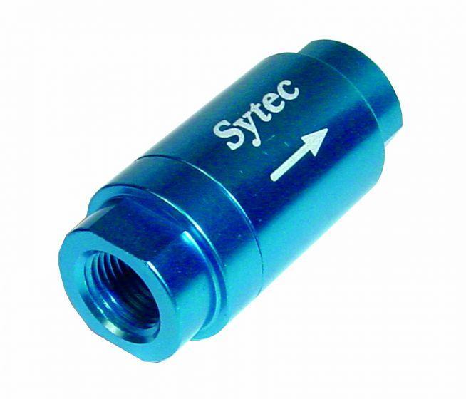 Sytec One Way Valve with 1/8 NPTF Female Connection (Blue) (OWVS000-B) - The Green Spark Plug Automotive product
