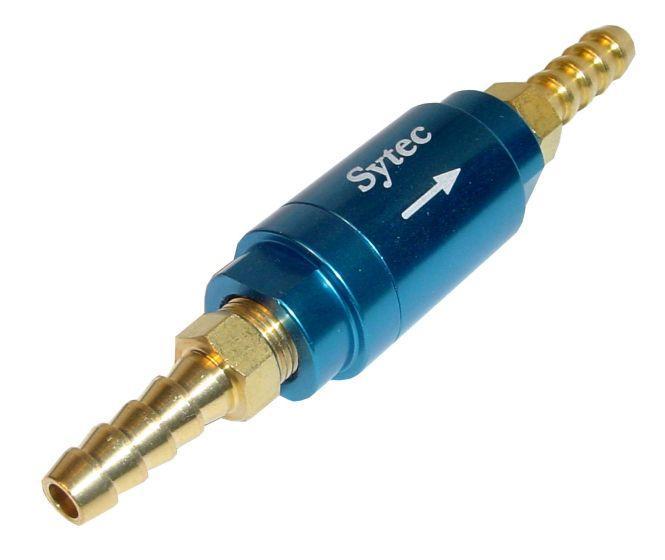 Sytec One Way Valve with 6mm push on tails (Blue) (OWVS006-B)