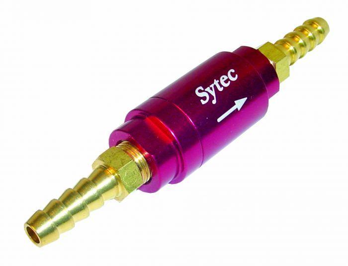 Sytec One Way Valve with 6mm push on tails (Red) (OWVS006-R) - Product image