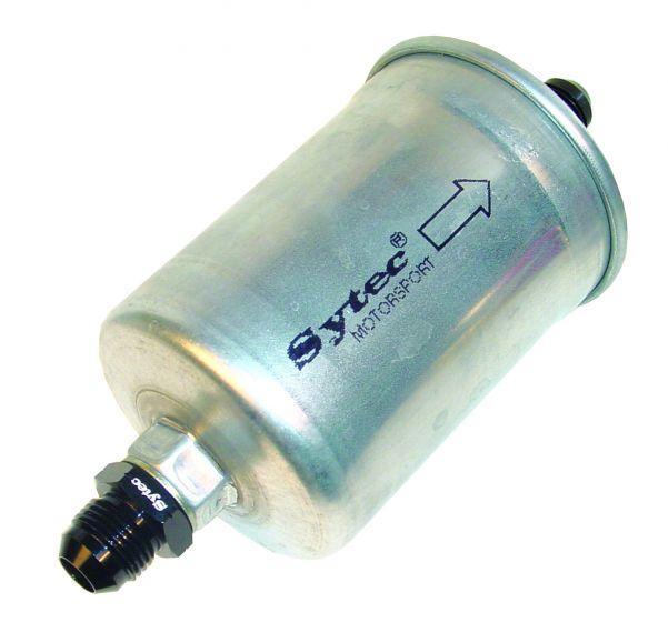 Sytec Motorsport Fuel Filter Jic 8 In/out (SSFM003) - High quality product image showing Sytec Motorsport Fuel Filter Jic 8 In/out (SSFM003) details and features