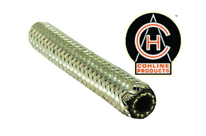 Fuel Hose 8mm E85 Compatible (Cohline) S/Steel. (SSH-008E) - High quality product image showing Fuel Hose 8mm E85 Compatible (Cohline) S/Steel. (SSH-008E) details and features