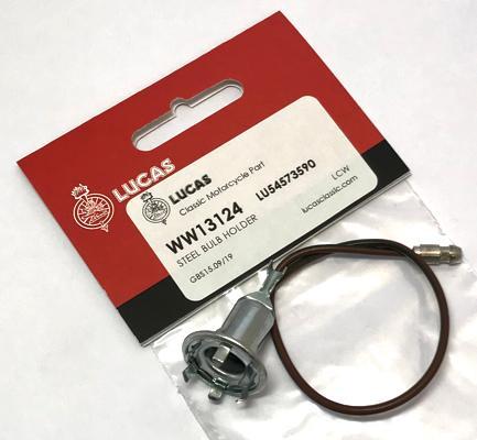 Lucas Motorcycle Steel Pilot Bulb Holder 54573590, 554710 BPF Beam Unit - The Green Spark Plug Automotive product