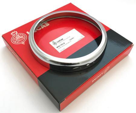 Lucas 5-3/4 BSA Triumph Headlamp Headlight Rim Chrome 534343,99-0691 - The Green Spark Plug Automotive product