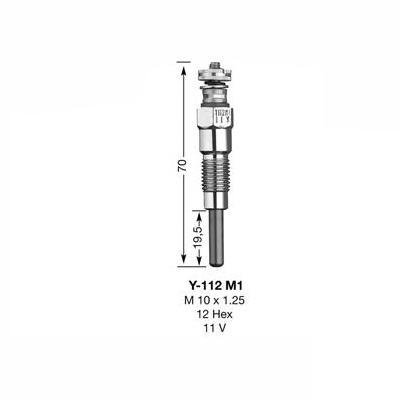 NGK Glow Plug Y-112M1 (2531) - The Green Spark Plug Automotive product