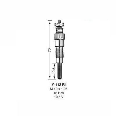 NGK Glow Plug Y-112R1 (1032) - High quality product image showing NGK Glow Plug Y-112R1 (1032) details and features