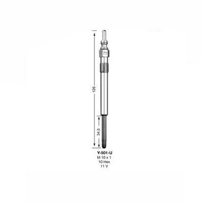 NGK Glow Plug Y-501U (3786) - The Green Spark Plug Automotive product