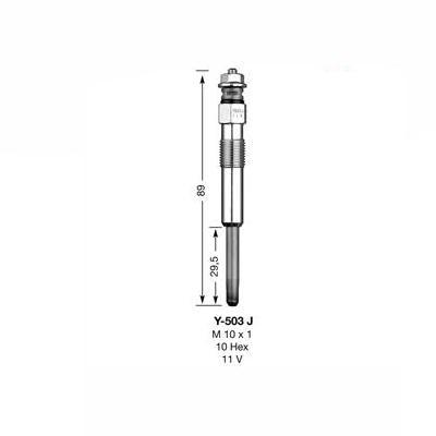 NGK Glow Plug Y-503J (5005) - High quality product image showing NGK Glow Plug Y-503J (5005) details and features