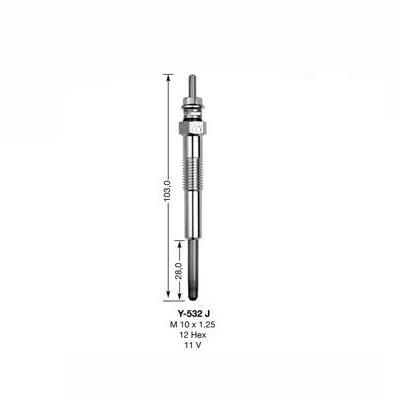 NGK Glow Plug Y-532J (7782) - The Green Spark Plug Automotive product