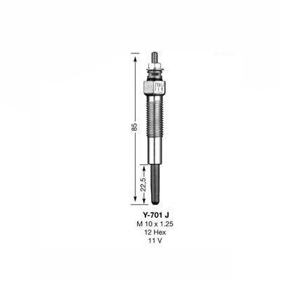 NGK Glow Plug Y-701J (5116) - The Green Spark Plug Automotive product