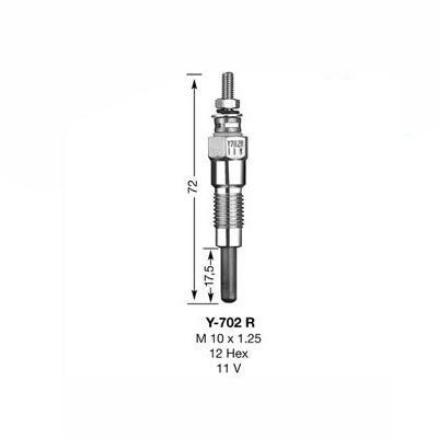 NGK Glow Plug Y-702R (1065) - The Green Spark Plug Automotive product