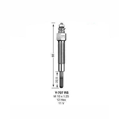 NGK Glow Plug Y-707RS (4937) - The Green Spark Plug Automotive product