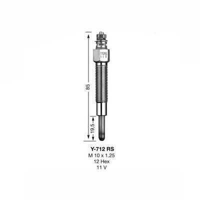 NGK Glow Plug Y-712RS (6140) - The Green Spark Plug Automotive product