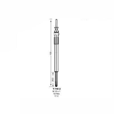 NGK Glow Plug Y-748U (5000) - The Green Spark Plug Automotive product