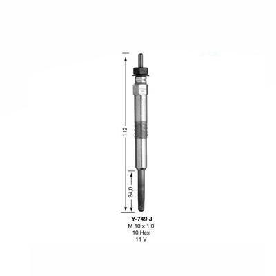 NGK Glow Plug Y-749J (5013) - The Green Spark Plug Automotive product