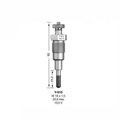 NGK Glow Plug Y-810 (6929) - The Green Spark Plug Automotive product