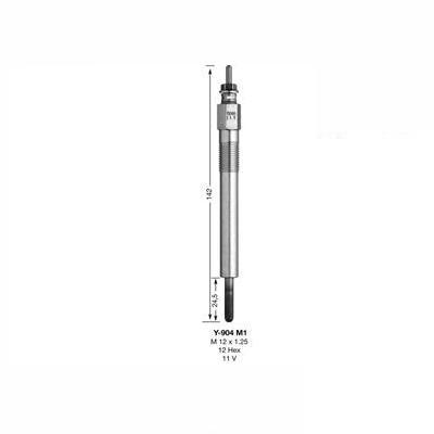 NGK Glow Plug Y-904M1 (7995) - The Green Spark Plug Automotive product