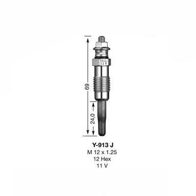 NGK Glow Plug Y-913J (5413) - The Green Spark Plug Automotive product
