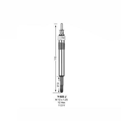 NGK Glow Plug Y-925J (5740) - The Green Spark Plug Automotive product