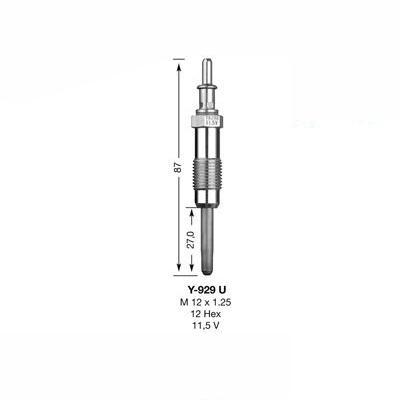 NGK Glow Plug Y-929U (6003) - The Green Spark Plug Automotive product