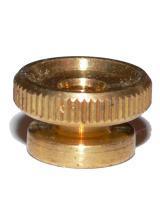 1x Spark Plug Brass Thumb Nut 2BA Thread - The Green Spark Plug Automotive product