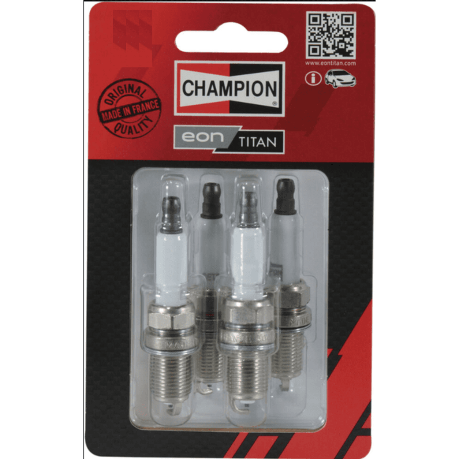 Champion CET3 Spark Plug EON TITAN - 4 Pack - High quality product image showing Champion CET3 Spark Plug EON TITAN - 4 Pack details and features
