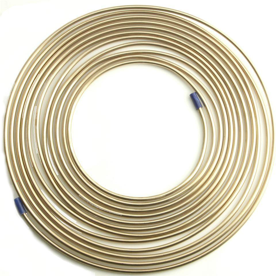 25ft x Malleable Cupro Copper Nickel Brake Petrol Car Pipe 6MM CN6M Metric - The Green Spark Plug Automotive product