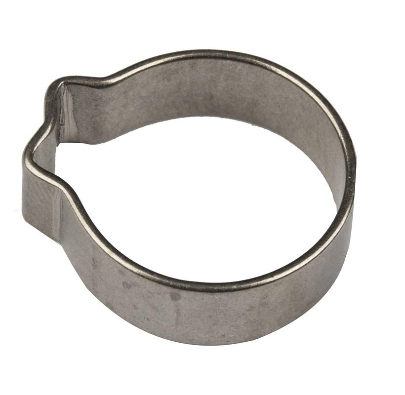 Stainless Steel 304 CLIP Fuel Air Water 12-14mm Single Ear Clamp Pack of 10 SEHCSS12-14 - High quality product image showing Stainless Steel 304 CLIP Fuel Air Water 12-14mm Single Ear Clamp Pack of 10 SEHCSS12-14 details and features