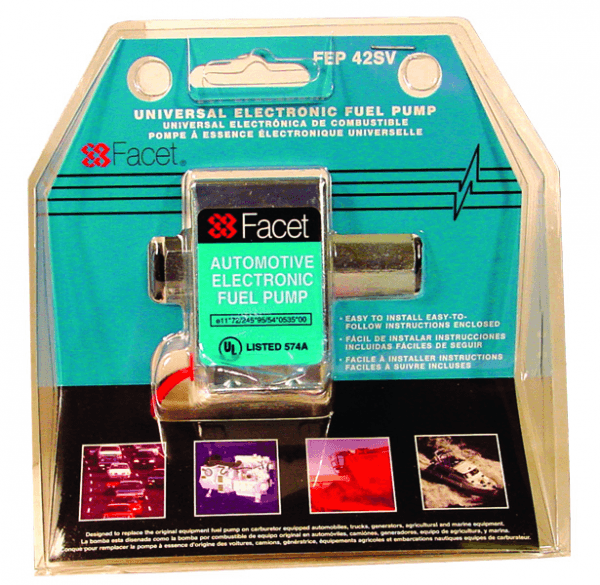 Facet Solid State Pump Kit 12v FEP42SV (40104+Unions) Pressure PSI 2.0 - 4.0 - Product image