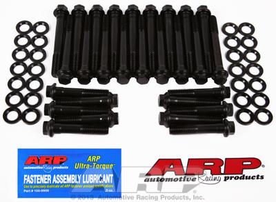 ARP 114-3602 AMC 343-401 HEX BLTS70-UP, For Use With 1970 and Later AMC 304/ 360/ 390/ 401 cid; Hex Style Head Type; 180000 Pounds Per Square Inch Tensile Strength; Black Oxide; Chrome Moly; With Washers - The Twister Group Tools product