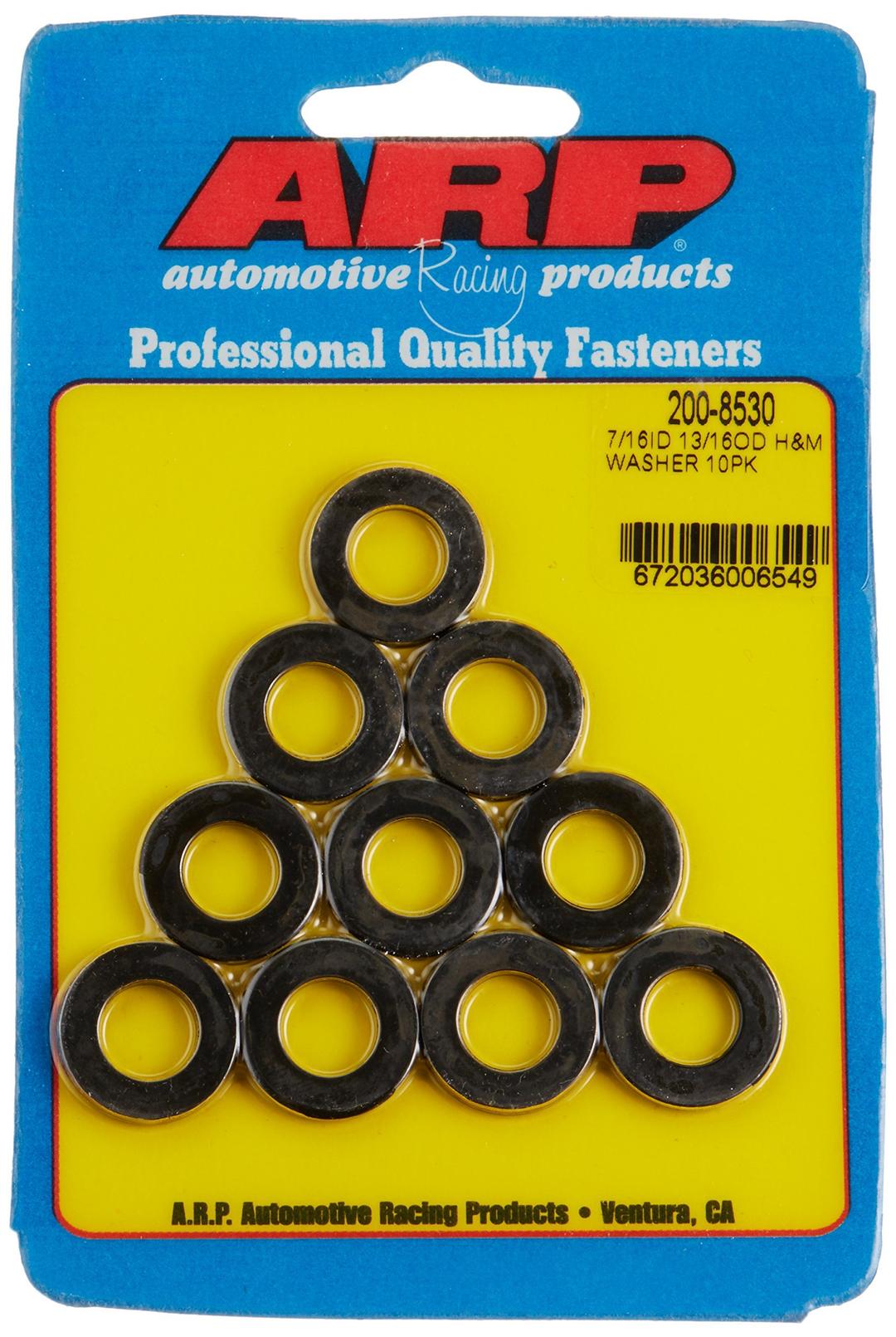 ARP 200-8530 Premium Black Oxide Chrome Moly Special Purpose Washers - Pack of 10 - The Twister Group Tools product