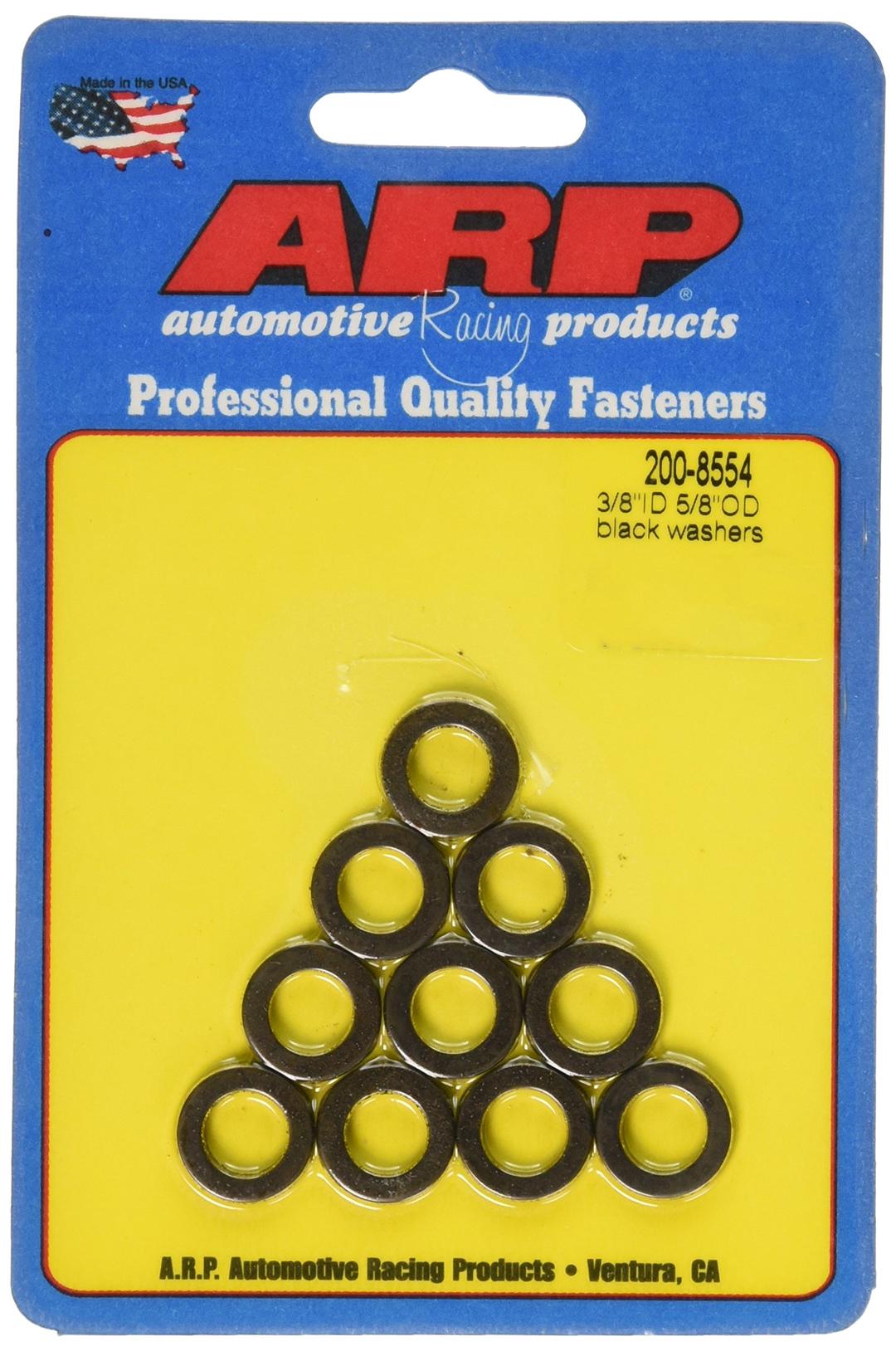 ARP 200-8554 10-Pack Of Special Purpose Washers, 3/8 INCH Inside Diameter, 5/8 INCH Outside Diameter, .120 INCH Thick - The Twister Group Tools product