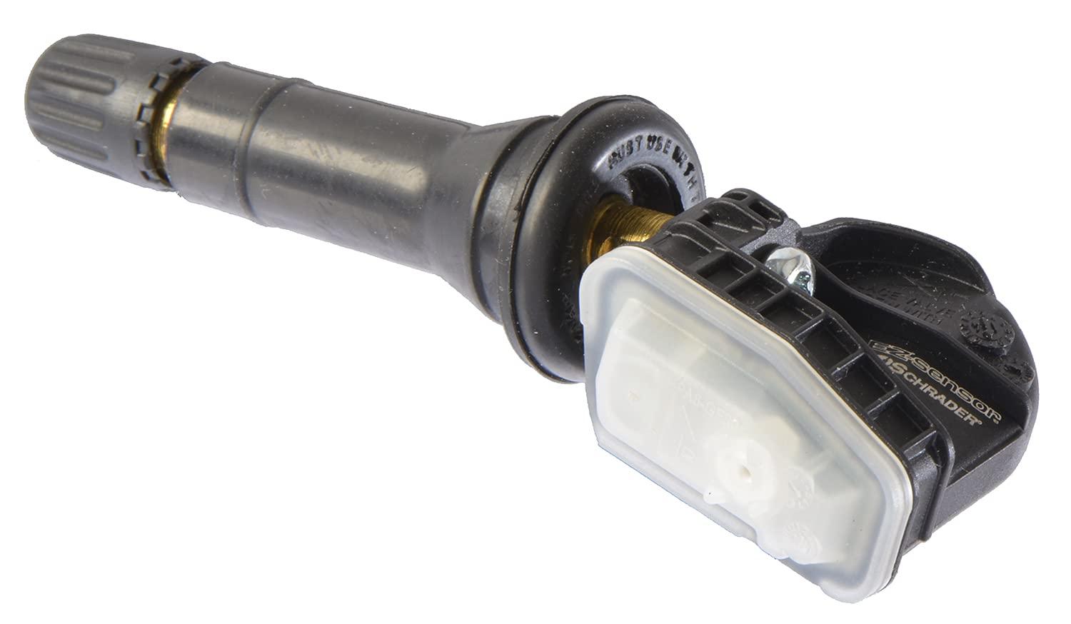 SCHRADER 33500 EZ-Sensor Single SKU (314.9 MHz, 315 MHz, and 433 MHz) Programmable Snap-in Fixed Angle Valve Tire Pressure Monitoring Sensor (TPMS), Requires Programming Before Installation - High quality product image showing SCHRADER 33500 EZ-Sensor Single SKU (314.9 MHz, 315 MHz, and 433 MHz) Programmable Snap-in Fixed Angle Valve Tire Pressure Monitoring Sensor (TPMS), Requires Programming Before Installation details and features