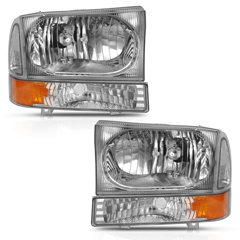 ANZO 111458 Projector Headlamps Fits Ford E-450 Super Duty