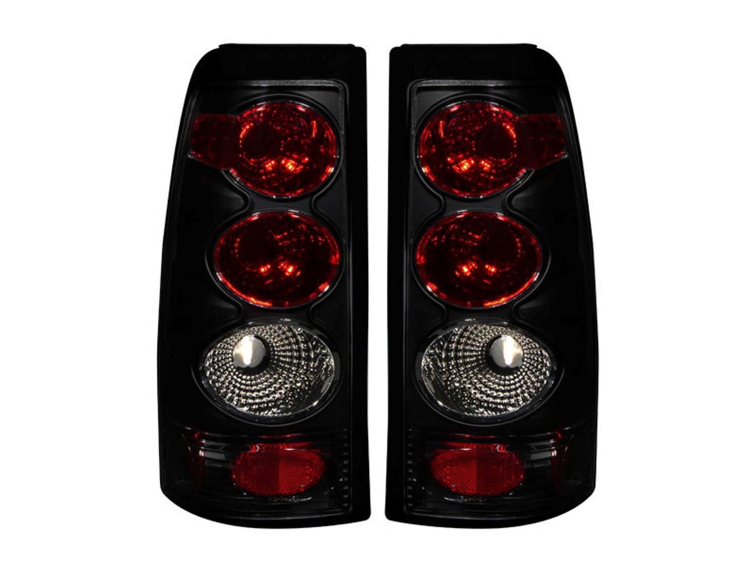 ANZO 211160 Dark Smoke Taillight for Chevrolet Silverado (Pair) - High quality product image showing ANZO 211160 Dark Smoke Taillight for Chevrolet Silverado (Pair) details and features