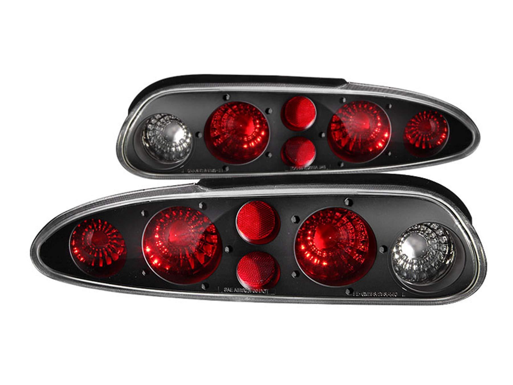 ANZO 221013 Chevrolet Camaro Black Tail Light Assembly (Pair) - High quality product image showing ANZO 221013 Chevrolet Camaro Black Tail Light Assembly (Pair) details and features