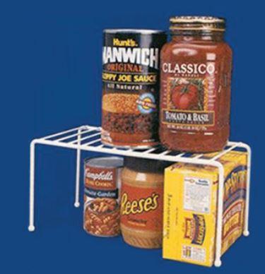 AP PRODUCTS 004-700 MEDIUM HELPER SHELF, Used To Store Canned And Bottled Items In Kitchen/Bathroom/ Closets; Polyethylene Coated Steel Shelf; Medium; White - The Twister Group Tools product