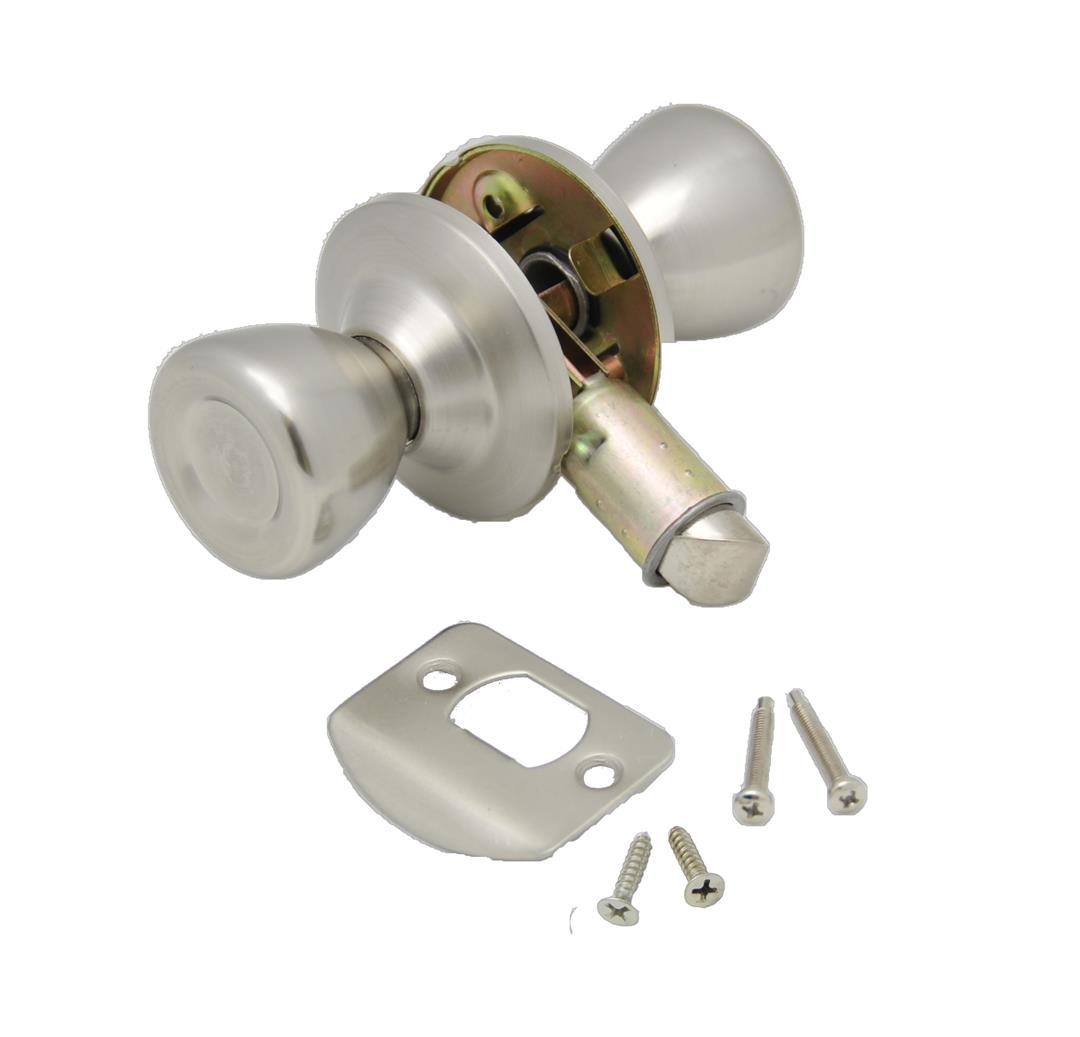 AP PRODUCTS 013203SS 013-203-SS Passage Door Knob, Stainless Steel (5), Silver - The Twister Group Tools product