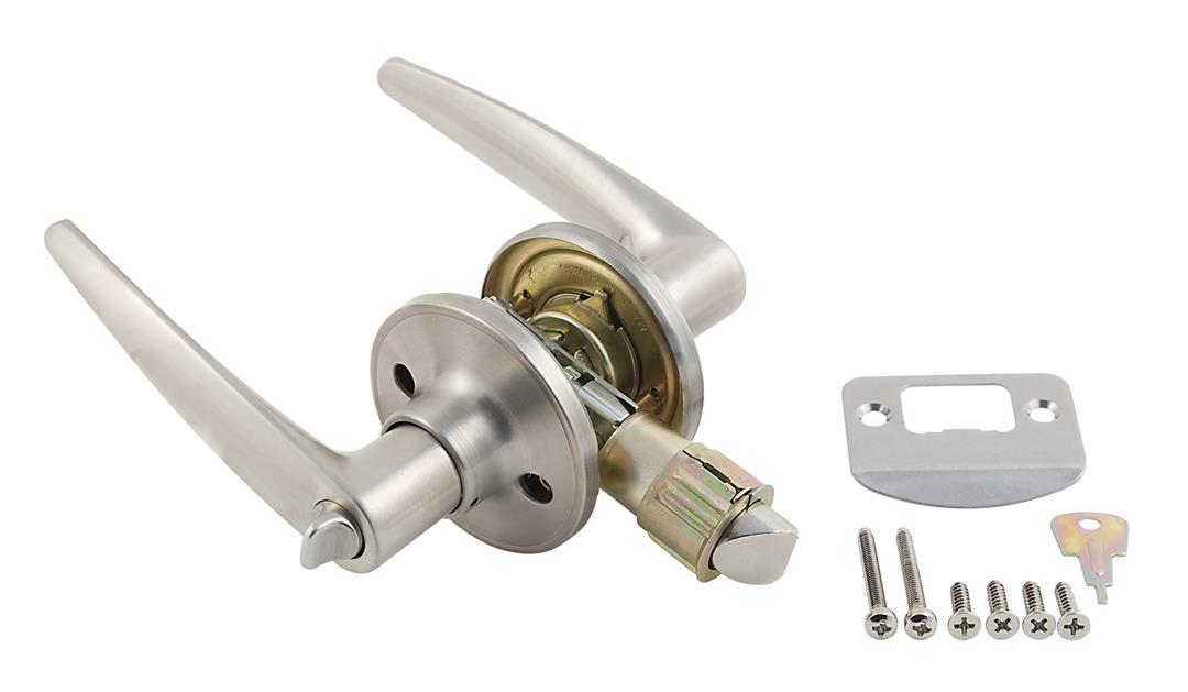 AP PRODUCTS 013231SS 013-231-SS Lock Set Privacy Lever Style - High quality product image showing AP PRODUCTS 013231SS 013-231-SS Lock Set Privacy Lever Style details and features