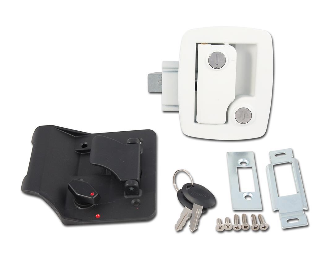 AP PRODUCTS 013534 White Trailer Lock with Key - High quality product image showing AP PRODUCTS 013534 White Trailer Lock with Key details and features