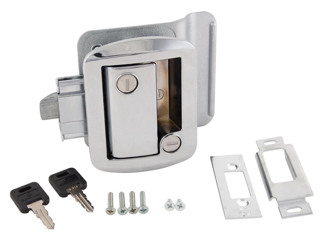 AP PRODUCTS 013572 Chrome Global Travel Trailer Entrance Lock Set - The Twister Group Tools product