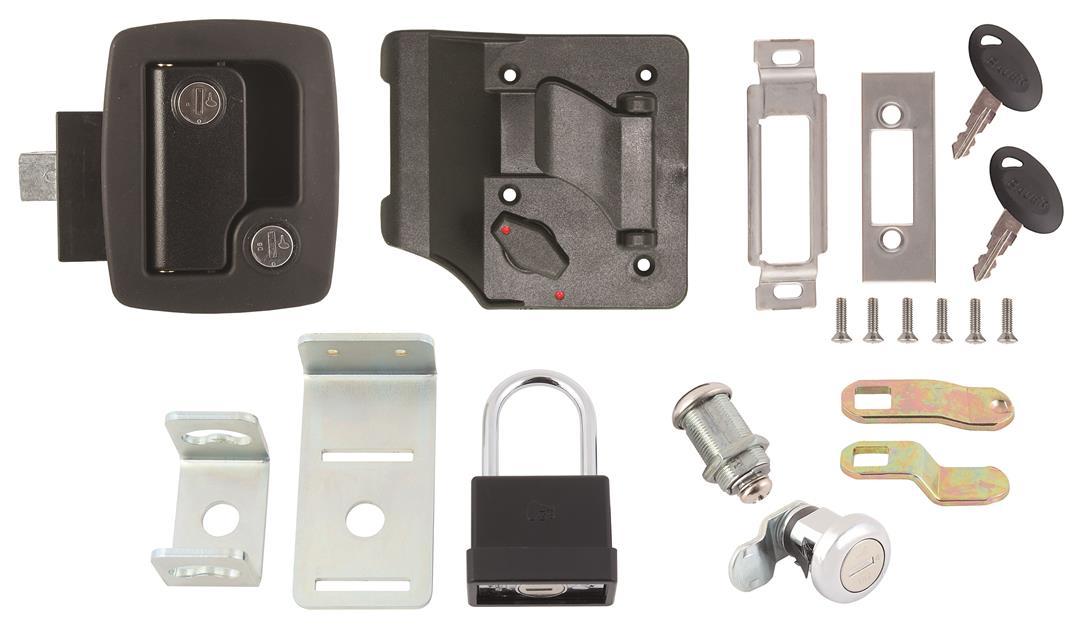 AP PRODUCTS 0136202 RV Door Lock Keyed Alike Kit - Premium Black - High quality product image showing AP PRODUCTS 0136202 RV Door Lock Keyed Alike Kit - Premium Black details and features