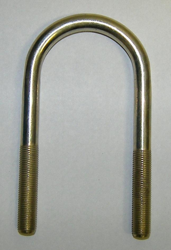 AP PRODUCTS 014139737 Leaf Spring Axle U Bolt; 4.00 Inch Length; 1-3/4 Inch Width; Round; 3/8 Inch - 24 Thread Size - The Twister Group Tools product
