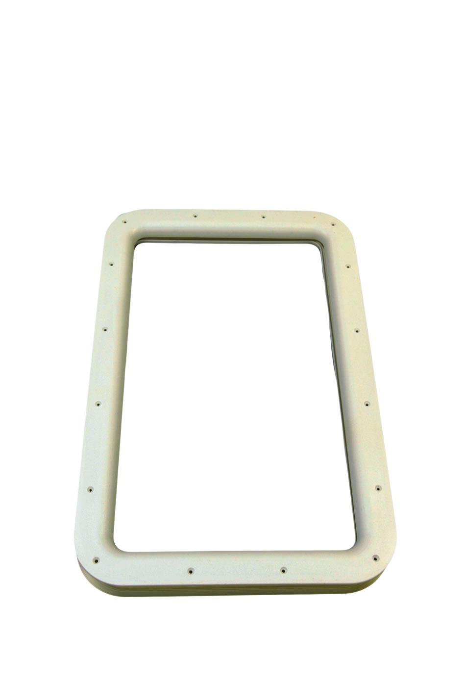 AP PRODUCTS 0152014742 015-2014742 White RV Entrance Door Replacement Window Frame - High quality product image showing AP PRODUCTS 0152014742 015-2014742 White RV Entrance Door Replacement Window Frame details and features