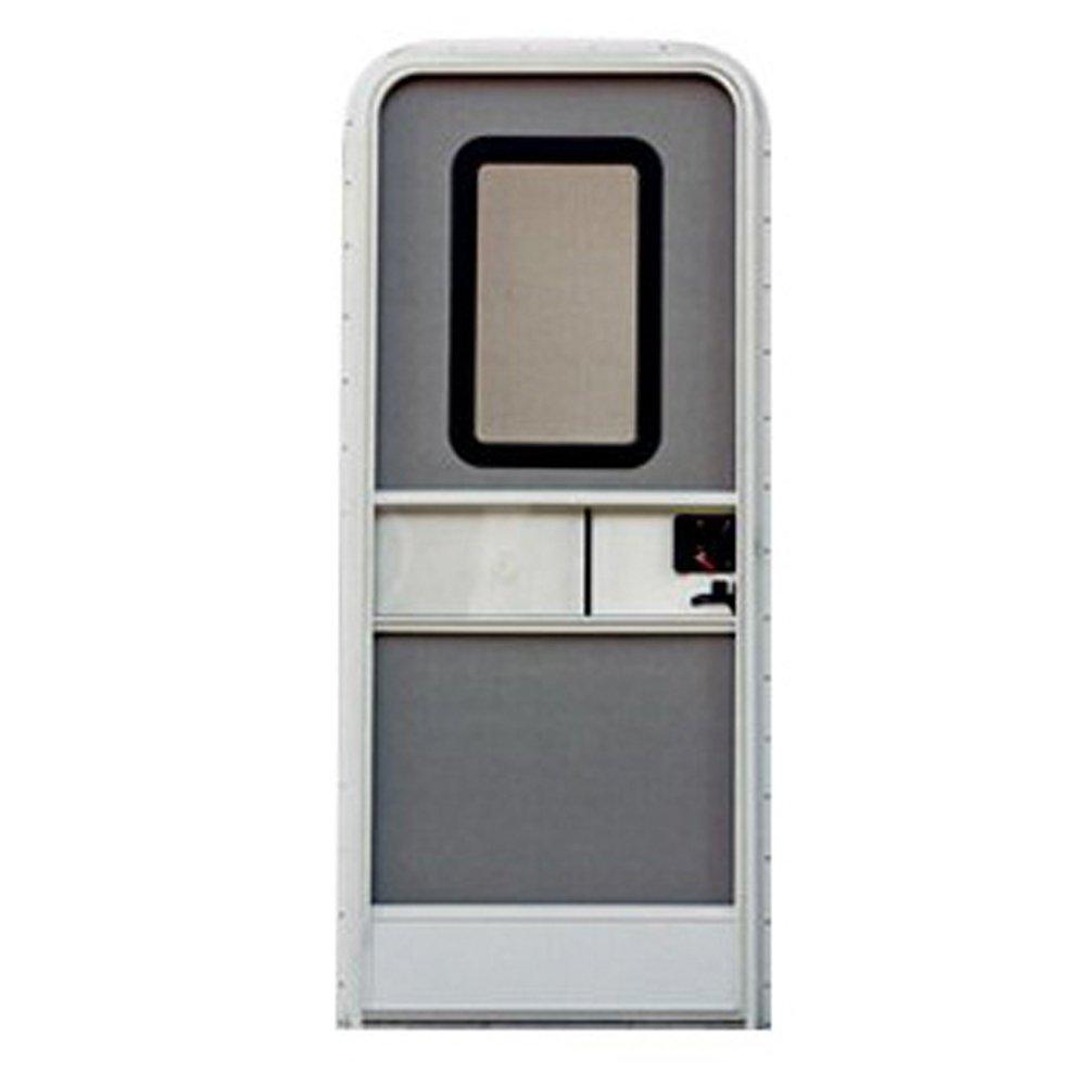 AP PRODUCTS 015217709 015-217709 Polar White 26 INCH x 72 INCH Right Handed Radius Entrance Door - High quality product image showing AP PRODUCTS 015217709 015-217709 Polar White 26 INCH x 72 INCH Right Handed Radius Entrance Door details and features